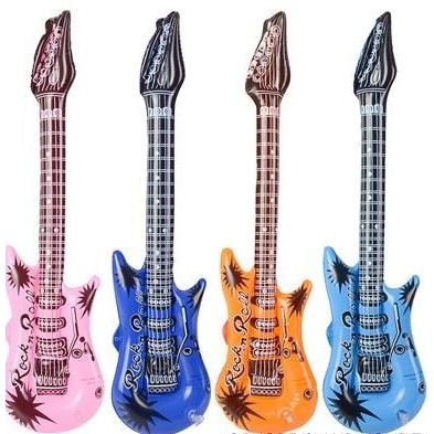 Rock Guitar Inflate 24" 12/pk