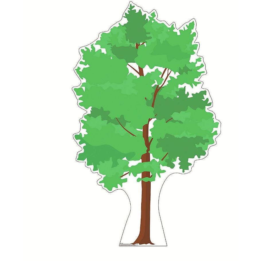 Tree Stand Up Cardboard 44" x 6ft