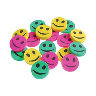Mini Smiley Face Erasers 144/pk