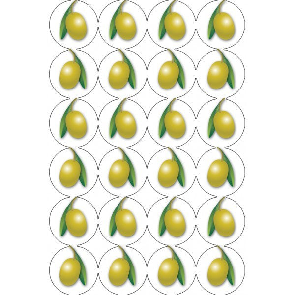 Olive Stickers 1" (10 Sheets)