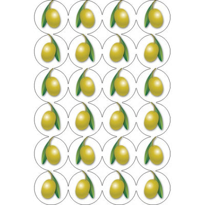 Olive Stickers 1" (10 Sheets)