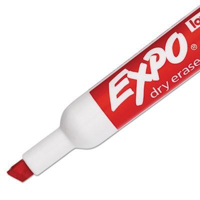 Expo Dry Erase Marker Chisel Tip 12/pk (red)