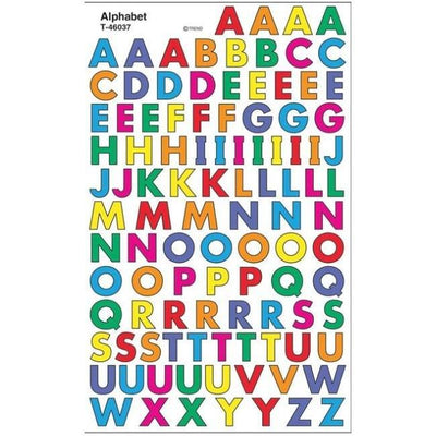 Alphabet Stickers 7/16" 8 Sheets