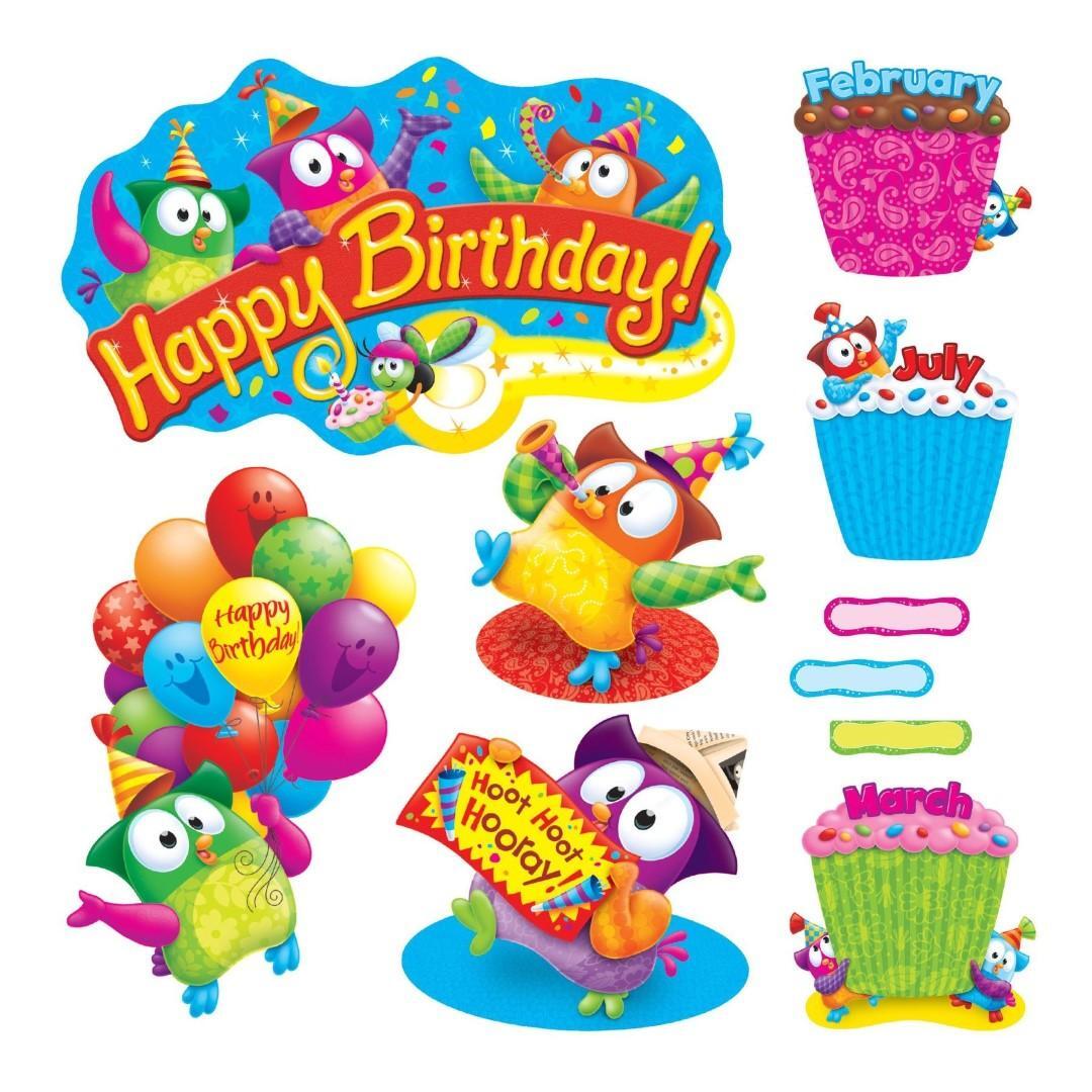 Owl-Stars! Birthday Bulletin Board Set (Discontinued)