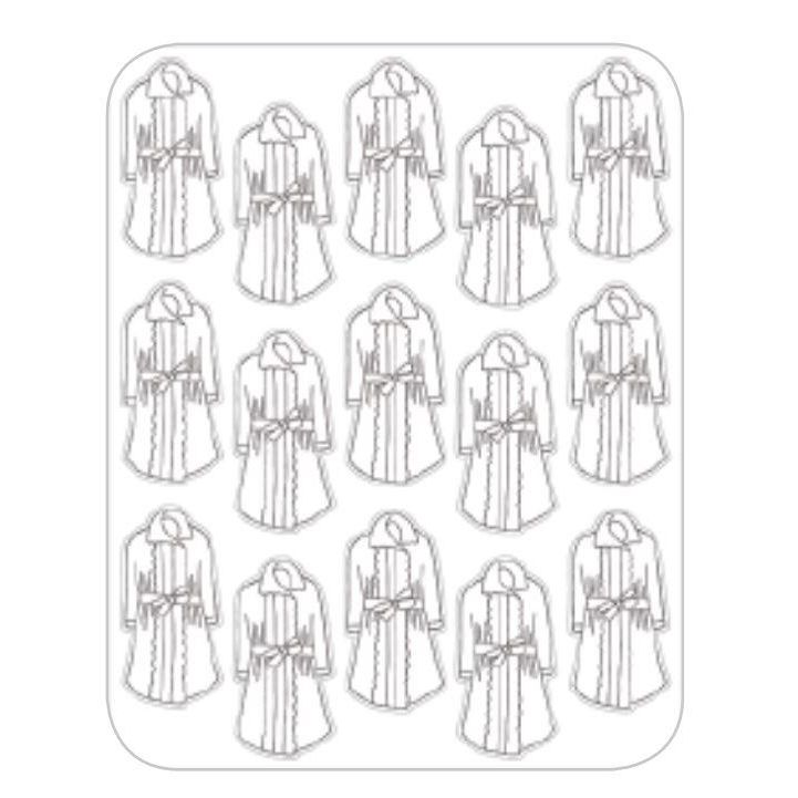 Kittel Stickers 1 1/2" x 3/4" 6 Sheets (discontinued)
