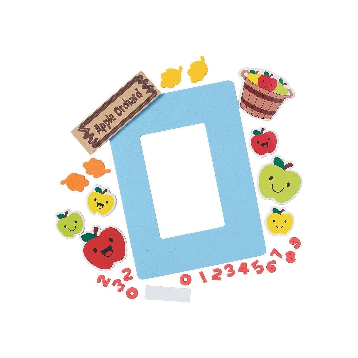 Apple Orchard Picture Frame Magnet Craft Kit, 2 1/2" x 4" photo space - Makes 12