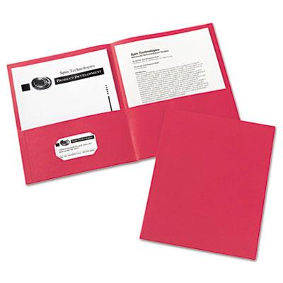 Two Pocket Paper Folders (Assorted, 100 Pack)