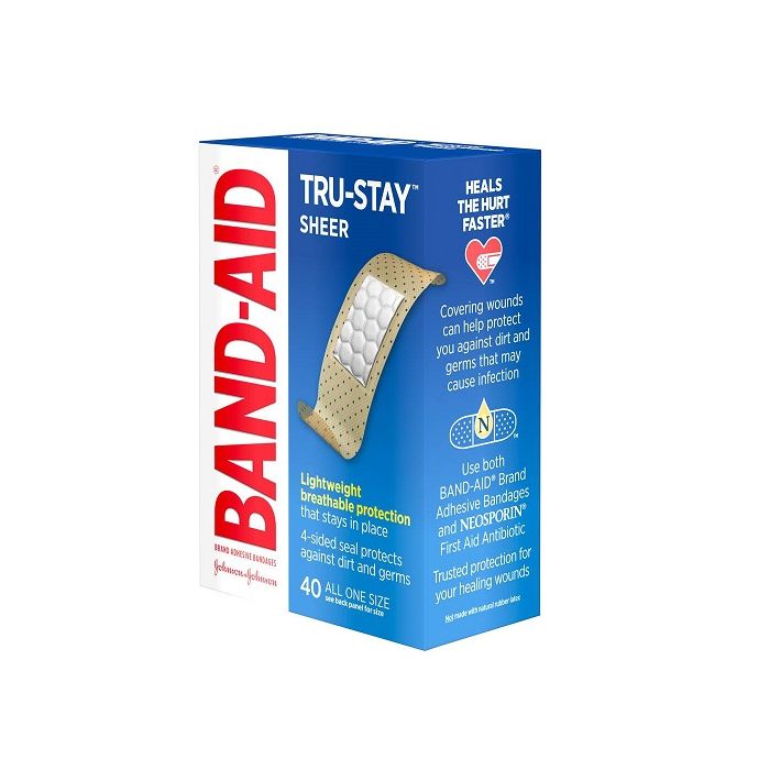 Bandages  Sheer 40ct One Size