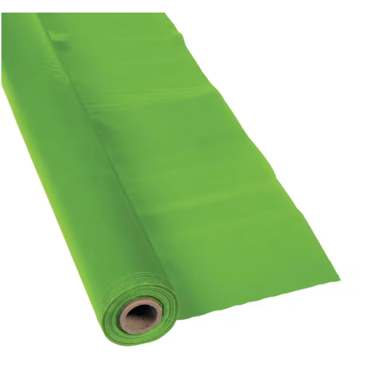 Plastic Lime Green Tablecloth Roll 40" x 100ft