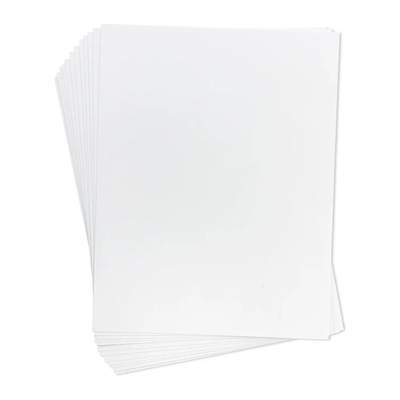 Semi Gloss White Cardstock Paper 8.5" x 11" 100/pk