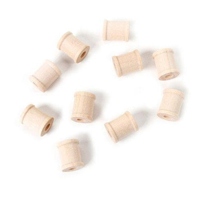 Wooden Spools (3/4" x 5/8" 10/pk)