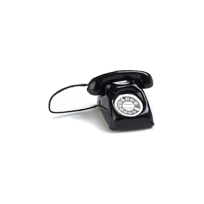 MODERN PHONE/BLACK miniature