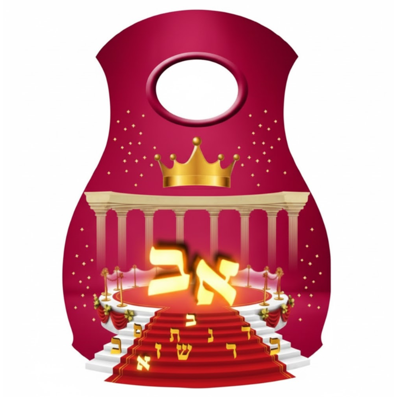 Alef Bais Vest Pink 10/pk