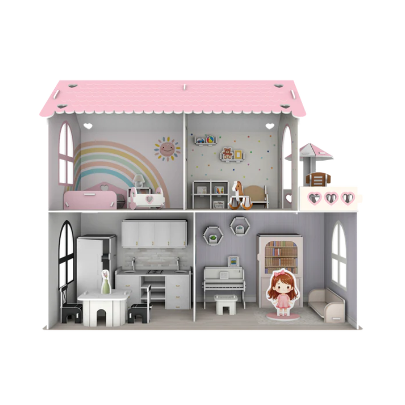 Foam Dollhouse Puzzle 13" x 11" x 4.8"