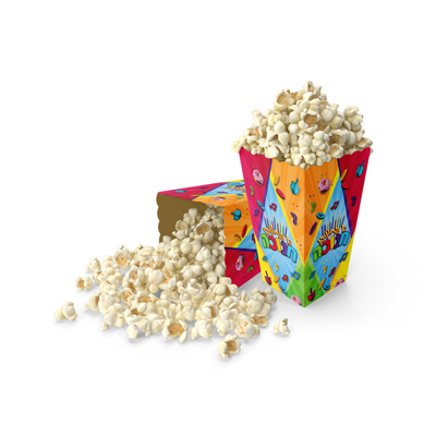 Popcorn Box Yiddish 10/pk