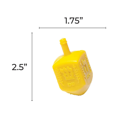 Dreidel Yellow Cutout 2.5" 20/pk