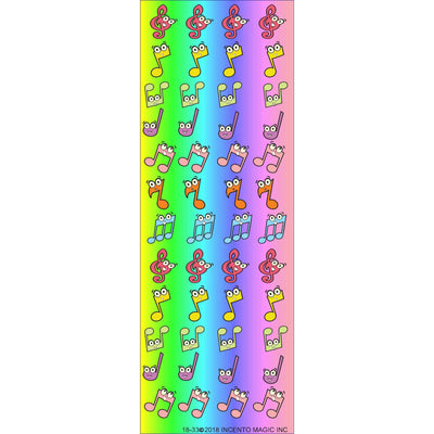 Musical Notes Stickers 6/sheets