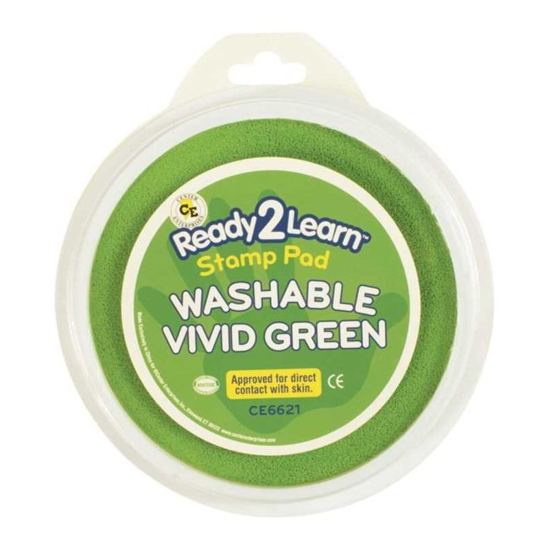 Ready2Learn™ Circular Jumbo Vivid Green Washable Stamp Pad
