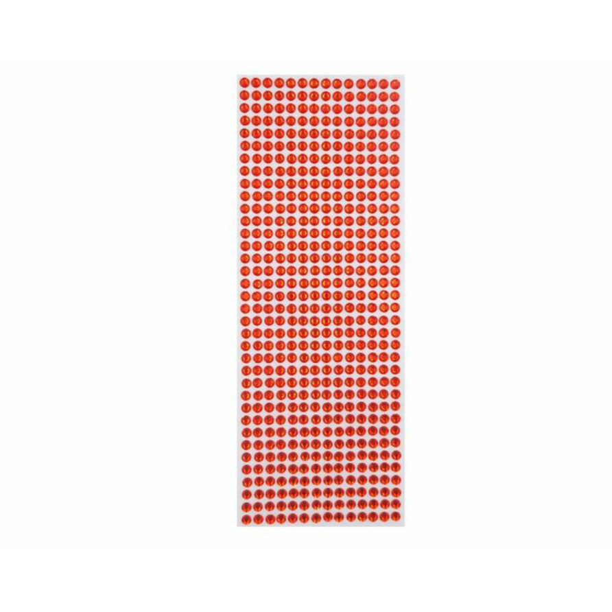 Adhesive Rhinestone Red 6mm 504ct