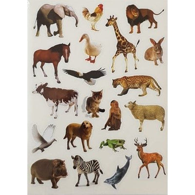 Wild Animal Stickers die cut 10/Sheets (Discontinued)