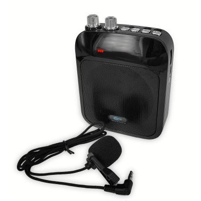 Rechargeable Speaker With Wired Lapel Microphone