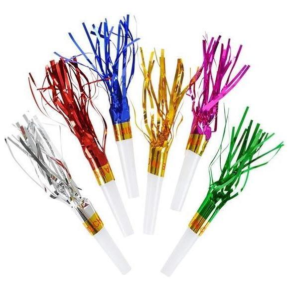 Fringed whistles 7" 144pk