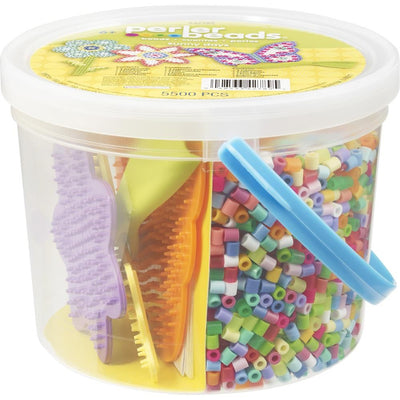 Perler Fused Bead Bucket Kit Sunny Days 5500/pk