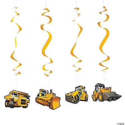 Construction hanging swirl 12/pk