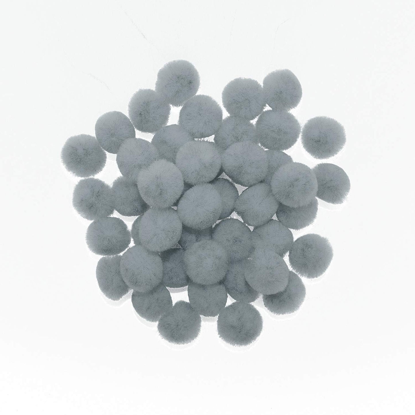 Pom poms (Grey 1" 100/pk)