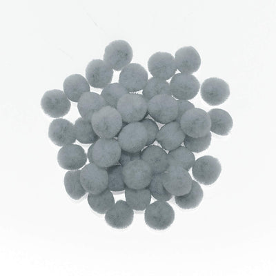 Pom poms (Grey 1" 100/pk)