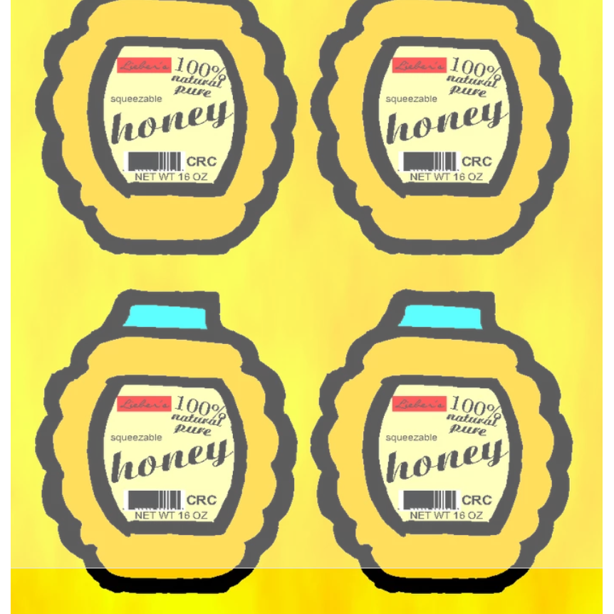 Honey Stickers (25 Sheets)