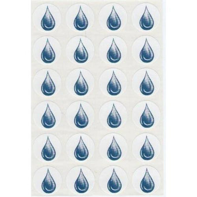 Raindrop Stickers 1" (10 Sheets)