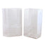 Gusseted Paper Bags (Large 6 x 3.5 x 11, White, 100)