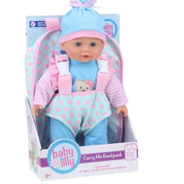 13" Baby Lilly W/ Backback