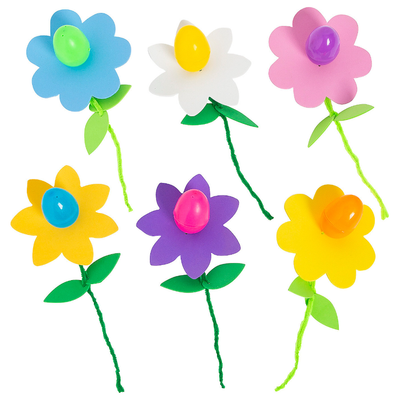 Egg Flower Craft Kit 12/pk