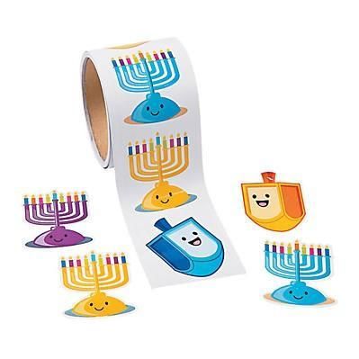 Chanukkah Sticker Rolls 2 1/2" (Discontinued)