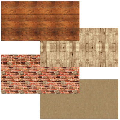 Bulletin Board Art Paper, 48" x 12', Rustic Assortment, 4 Rolls (discontinued)