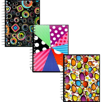Assorted Design Fat Book Notebooks