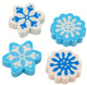 Bulk Winter Snowflake Erasers 72/pk