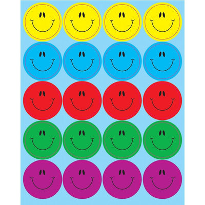 Smiley Face Dazzle Stickers 80/pk
