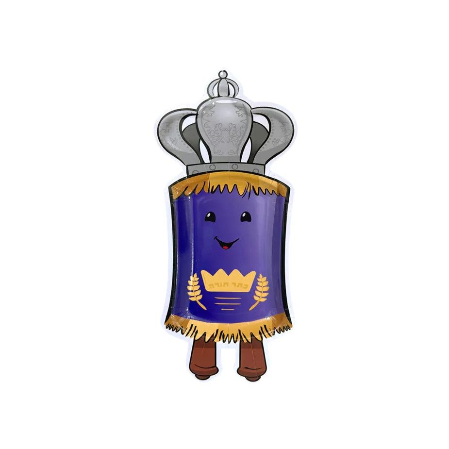 Simchas Torah Paper Plate 4.1" x 9.3" 30/pk