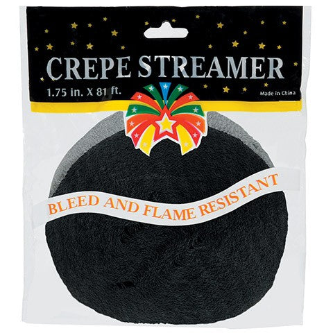 Crepe Paper Streamer 1.75"x 81 ft (Lt Blue)