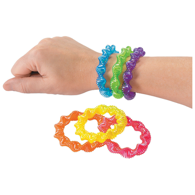 Neon Twist Plastic Bracelets 12/pk