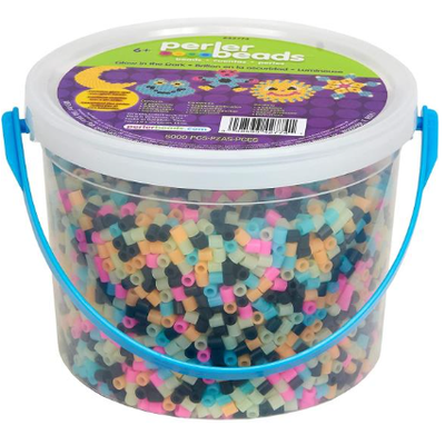 Perler Glow  Dark Bckt (closeout)