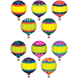 Hot Air Balloons Accents 6" 30/pk (Discontinued)