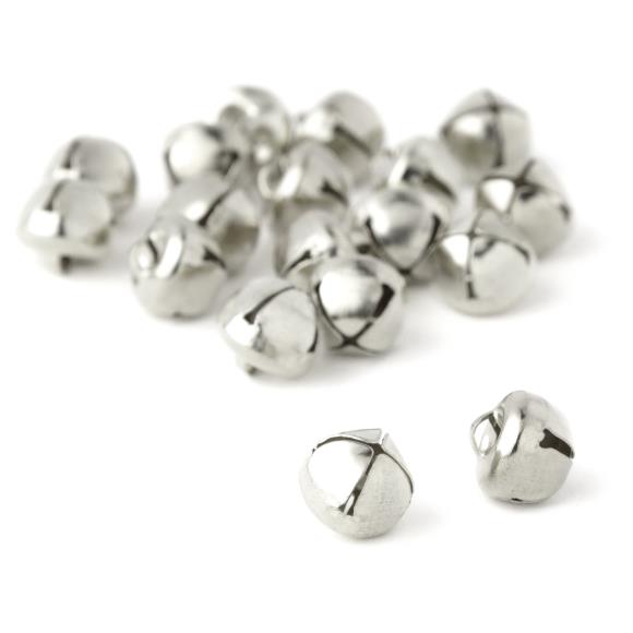Jingle Bells (3/8" 18/pk Silver) (Closeout)