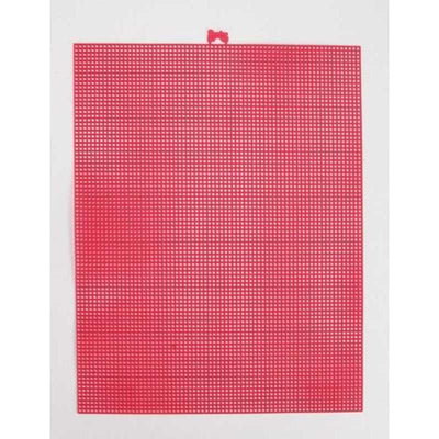 #7 Mesh Pl. Canvas  Raspberry 10.5 x 13.5"