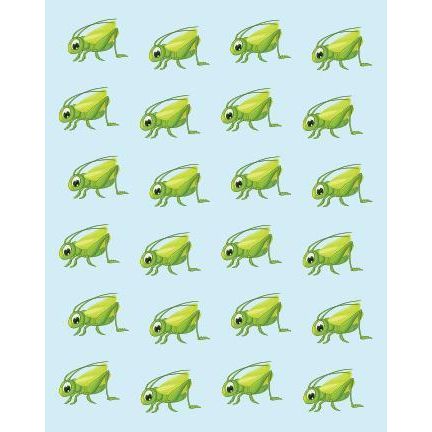 Grasshopper Stickers 1" (6 sheets) Discontinued