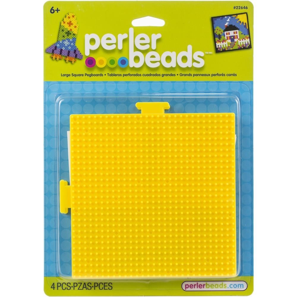 Perler Square Pegboard 2/pk