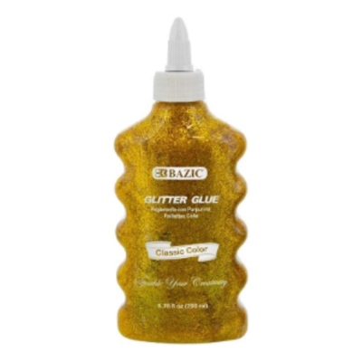 Glitter Glue Gold 6.72Fl oz